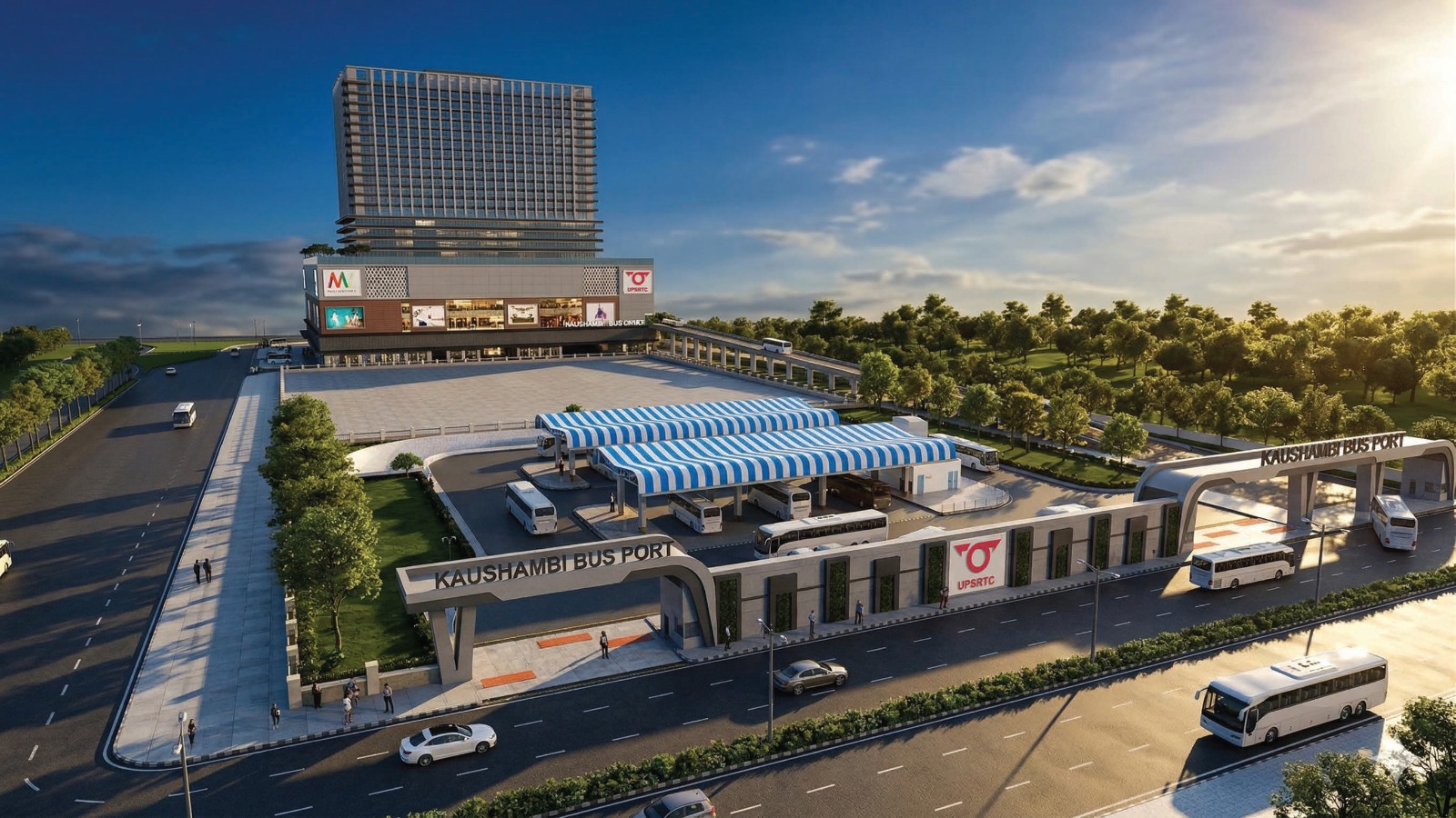 Omaxe Kaushambi — Multi-Level Organized Parking | Commercial Parking